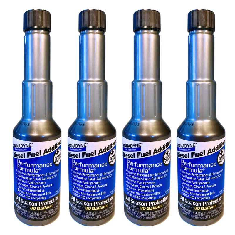 4 Bottles of Stanadyne 38564 Performance Formula 8 oz Diesel Fuel Additive