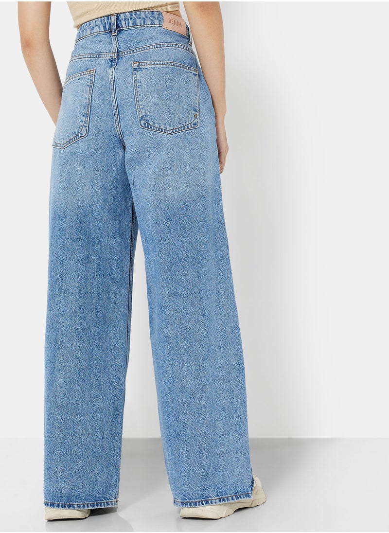 ONLY - Vela High Waist Wide Leg Jeans - Image 1
