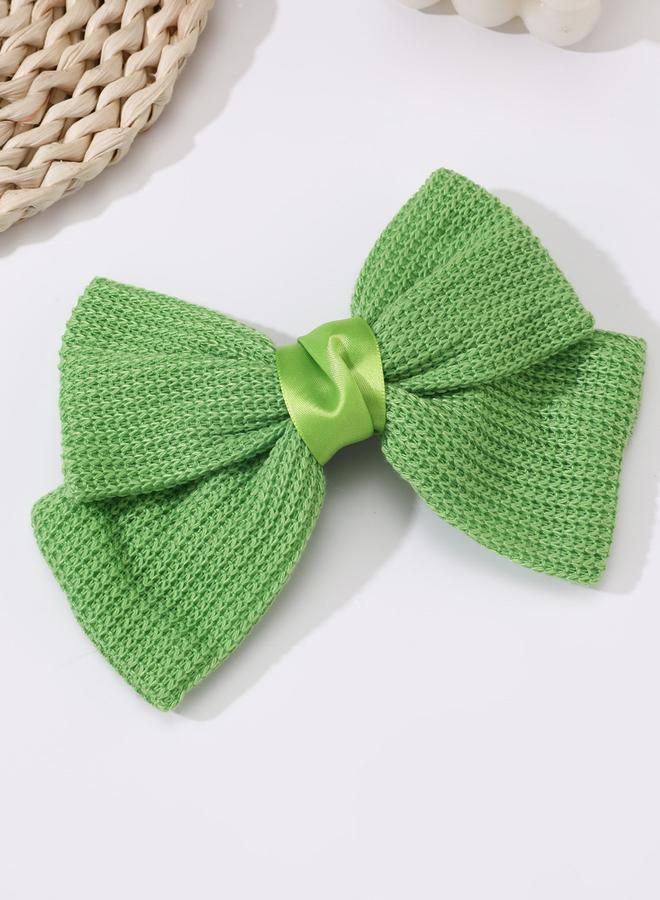 Take Two Textured Bow Hair Clip - Image 2