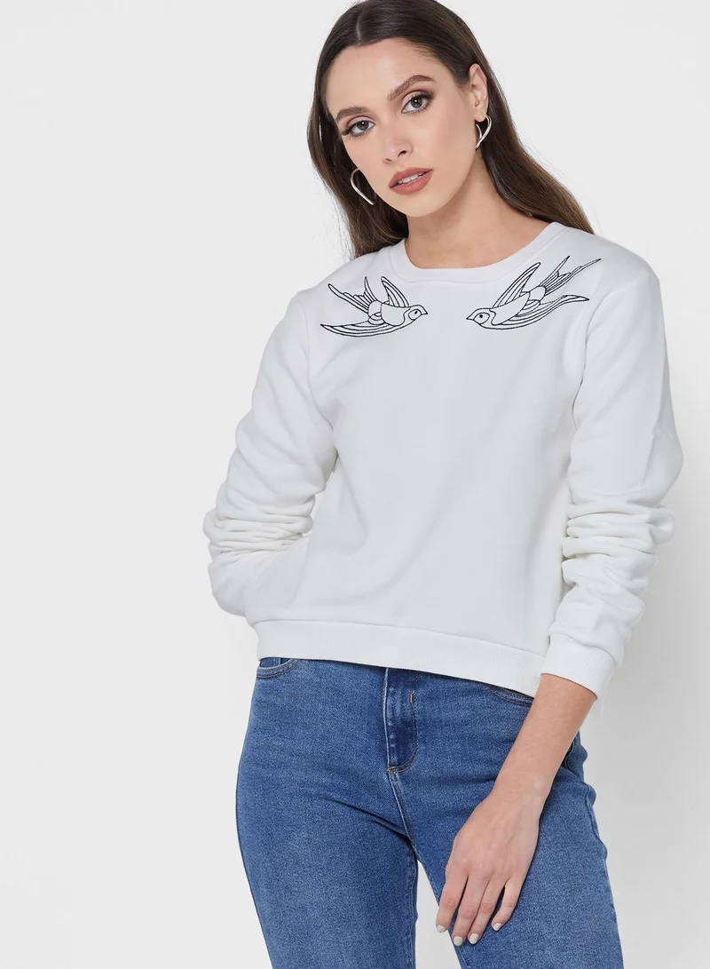 Louche Embroidered Knitted Sweater