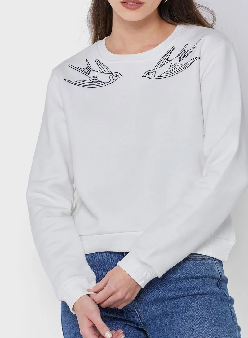 Louche Embroidered Knitted Sweater