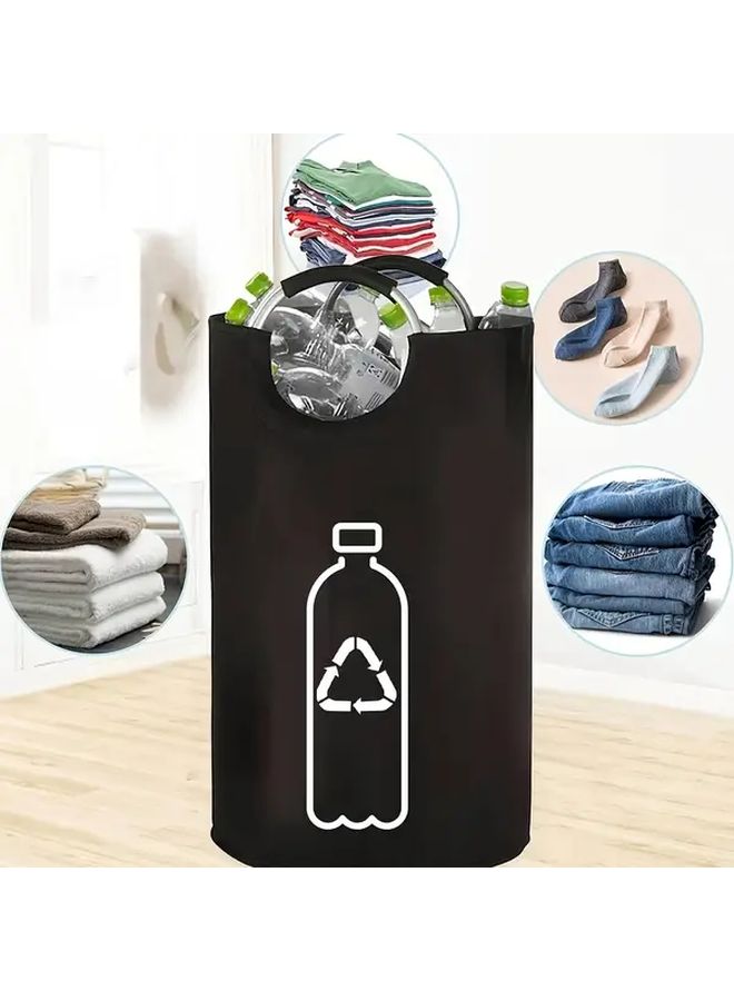 Large Extra Large Storage Bottle Box Suitable For 5 People Multipurpose Clothes Basket Kitchen Storage Shelf Basket Black - Image 5