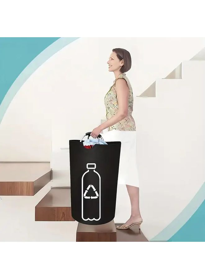 Large Extra Large Storage Bottle Box Suitable For 5 People Multipurpose Clothes Basket Kitchen Storage Shelf Basket Black - Image 4