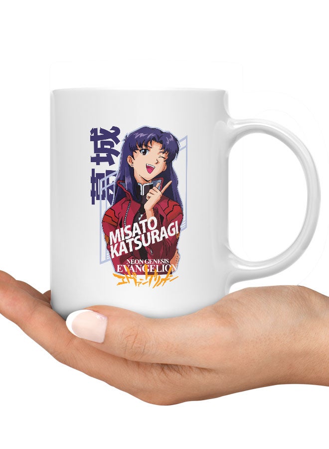 LIT Neon Genesis Evangelion Mug Neon Genesis Evangelion Mug for Coffee Misato Katsuragi Gift Mug Cute Anime Character Anime Character Fan- - Image 3