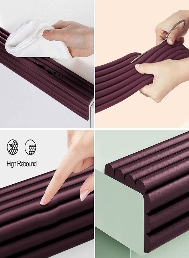 Oicia Baby Proofing Edge Corner Guards Extra Wide Corner Safety Protector Soft Silicone Table Bumper Guard Sharp Table Edge Protector Strip for Babies Child Safety Products (Pack of 1 Brown) - Image 5