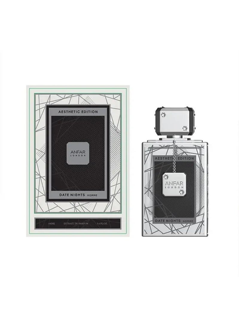 Anfar Anfar London - Date Night Pour Homme for Men - 3.3 oz Extrait De Parfum Spray 