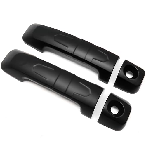 Yipmotiv 4pcs Black Car Exterior Door Handle Cover for Toyota FJ Cruiser XJ10 TRD Off Road 2007 2008-2019 2020 2021 2022, Side Body Door Trim - Image 3