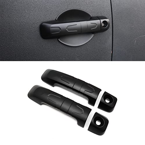 Yipmotiv 4pcs Black Car Exterior Door Handle Cover for Toyota FJ Cruiser XJ10 TRD Off Road 2007 2008-2019 2020 2021 2022, Side Body Door Trim - Image 1