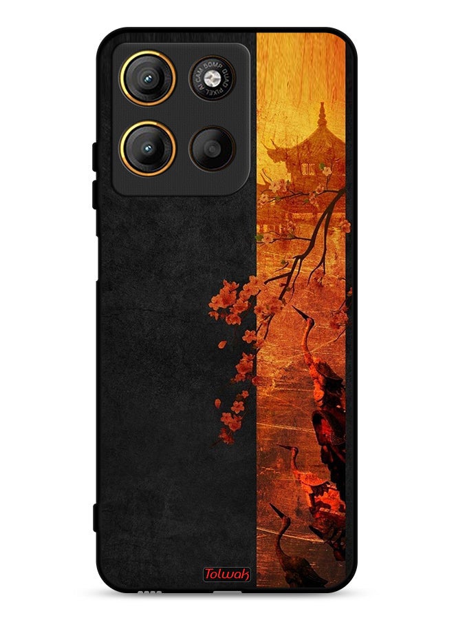 Tolwak Motorola Moto G15 Protective Case Cover Autumn Colors Art