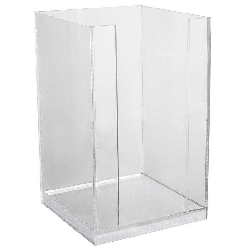 ForPro Professional Collection ForPro Square Pad Dispenser - Clear, Acrylic, Open Sides and Top Dispenser - Fits 4â€ x 4â€ Cotton Pads - 7â€ H x 4.25â€ W x 4.25â€ L - Image 2