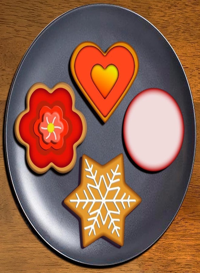 CLICKSY Stainless Steel Cookie Cutter Shapes for Kids Flower, Round, Heart, Star Biscuit Metal Molds Cutters for Kitchen,Baking,Cutlet, Pastry Tools - 12 pcs Set - Image 2