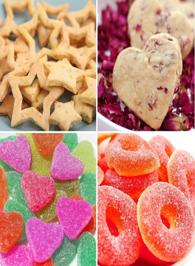CLICKSY Stainless Steel Cookie Cutter Shapes for Kids Flower, Round, Heart, Star Biscuit Metal Molds Cutters for Kitchen,Baking,Cutlet, Pastry Tools - 12 pcs Set - Image 5