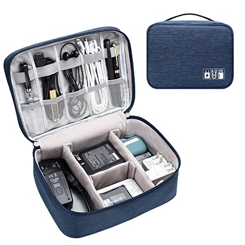 YOUBDM Electronics Organizer Travel Cable Organizer Bag Waterproof Portable Digital Storage Bag Electronic Accessories Case Cable Charger Organizer Case - Image 1