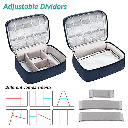 YOUBDM Electronics Organizer Travel Cable Organizer Bag Waterproof Portable Digital Storage Bag Electronic Accessories Case Cable Charger Organizer Case - Image 4