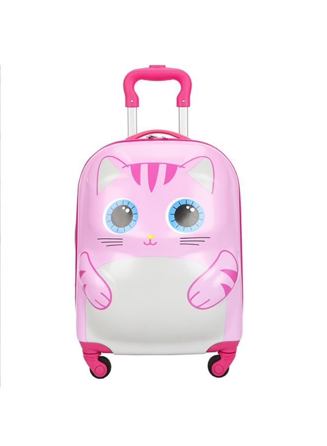 Travel Kid's Luggage 18inch Carry on Hard Side Upright Cartoon Wheeled Suitcases - Image 1