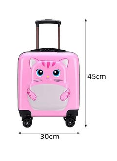Generic Travel Kid's Luggage 18inch Carry on Hard Side Upright Cartoon Wheeled Suitcases  - Image 2