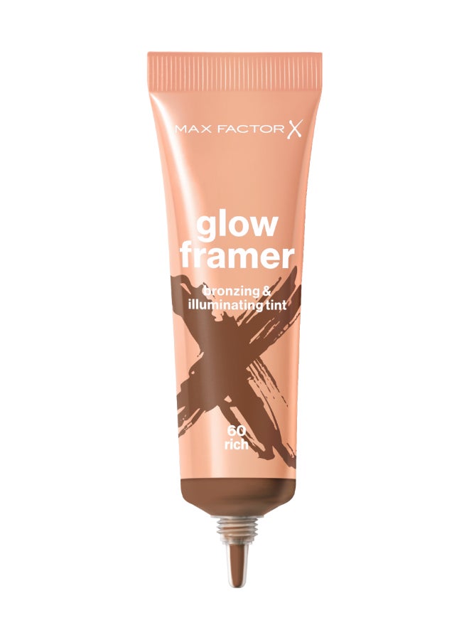 Max Factor Glow Framer Bronzing and Illuminating Tint - 60 - Rich, 30ml - Image 1