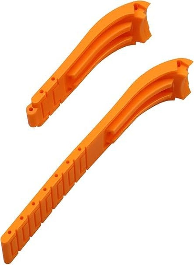 YISIWERA 20mm 22mm Rubber Watch Band Curved Ends Craftsmanship Orange Silicone Watch Band Strap Solid High Polised Brushed Double Lock Mechanical Buckle for Men Women - Image 4