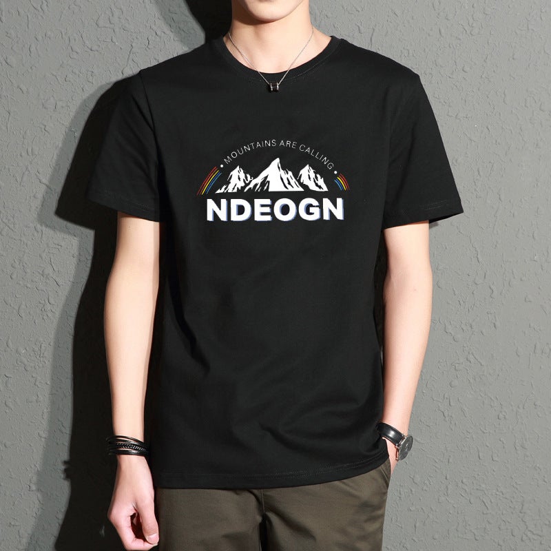 Men's T-shirt 2024 summer new Korean slim men's wholesale foreign trade supply fashion printed top - Image 4