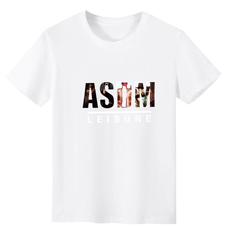 Men's T-shirt 2024 summer new Korean slim men's wholesale foreign trade supply fashion printed top - Image 1