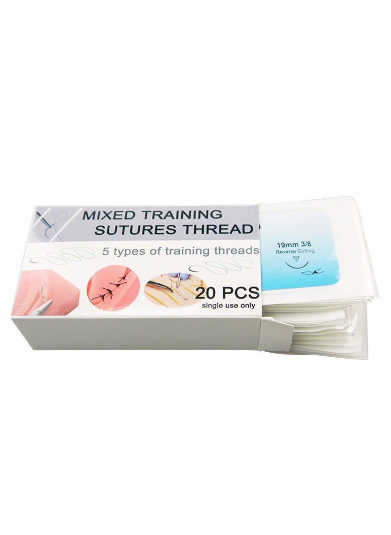 Laboratory Skin Suture Nylon Thread And Needle Mix And Match