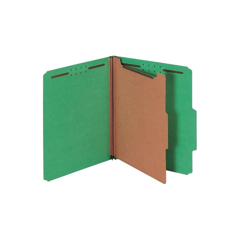 Pendaflex Classification Folders 1 Divider 2 Fasteners Letter Dark Green 10Box 23733P Specialty