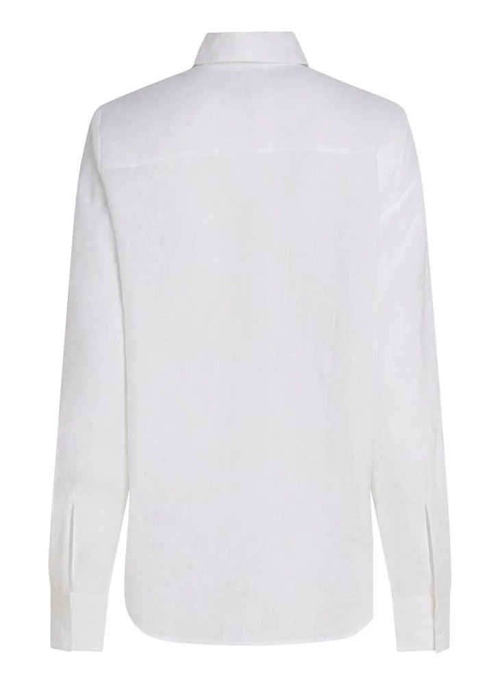 TOMMY HILFIGER  Essential Linen Relaxed Fit Shirt for Women | Best Price UAE