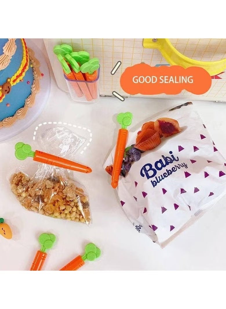 عدد 10 قطع مشابك لغلق الاكياس والمحافظة على الطعام على شكل جزره - Image 2