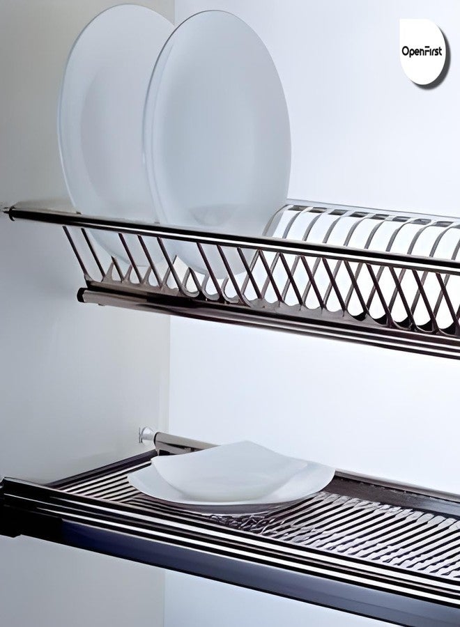 OPENFIRST Stainless Steel (900 MM) with SS Drainer Tray Sheet for Modular Kitchen Cabinets, Set of 3 Pcs (900 MM) - Image 5