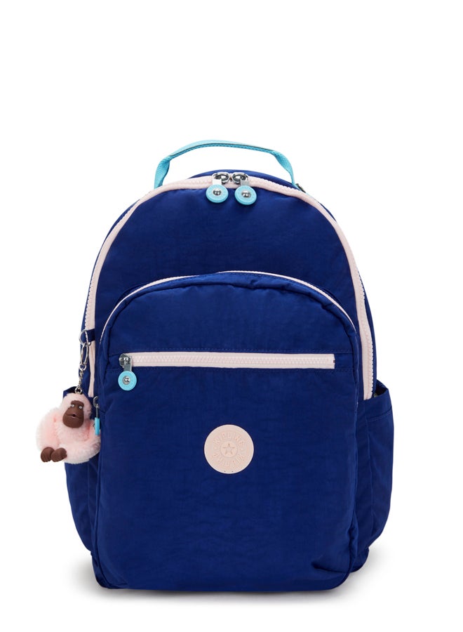 kipling Seoul College Large Female Backpack With Separate Laptop Compartment - Solar Navy C - Image 1