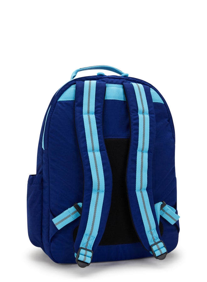 kipling Seoul College Large Female Backpack With Separate Laptop Compartment - Solar Navy C - Image 2