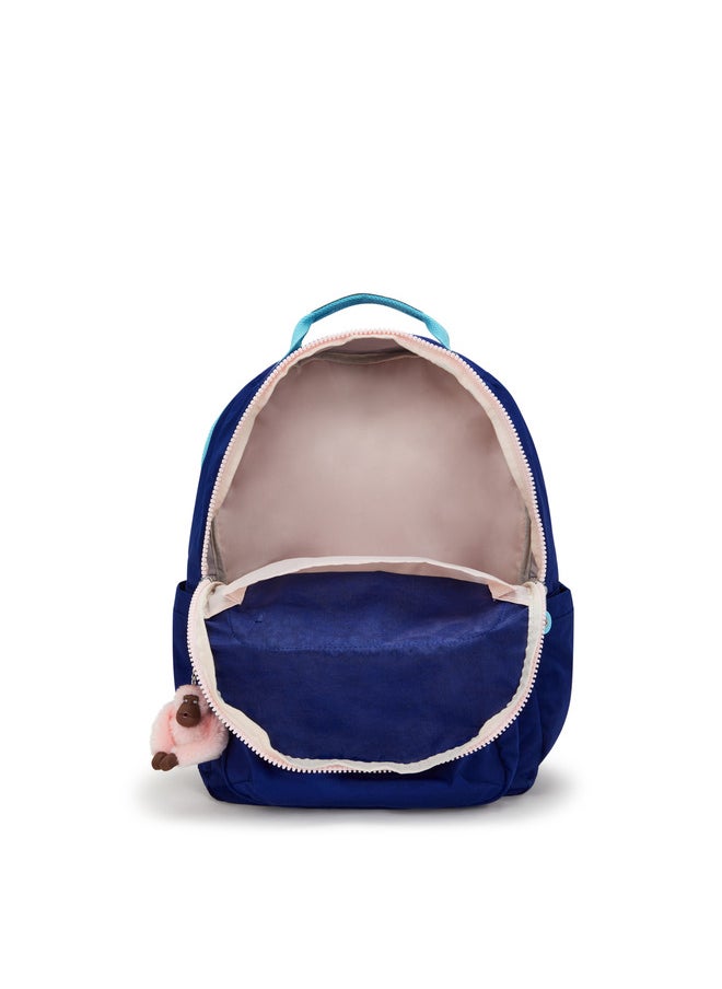 kipling Seoul College Solar Navy C Large Backpack  - Image 3
