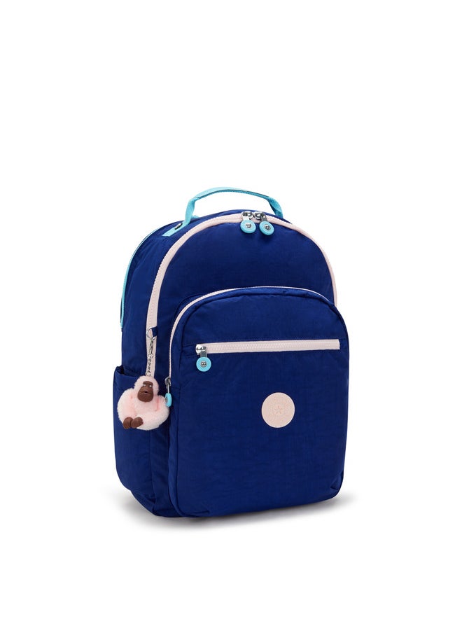 kipling Seoul College Solar Navy C Large Backpack  - Image 4