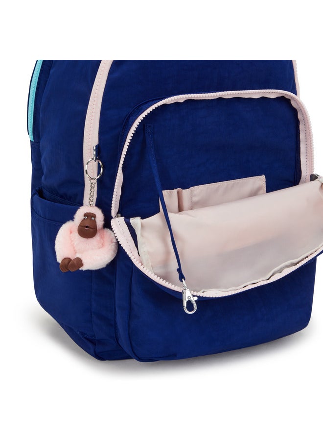 kipling Seoul College Solar Navy C Large Backpack  - Image 5