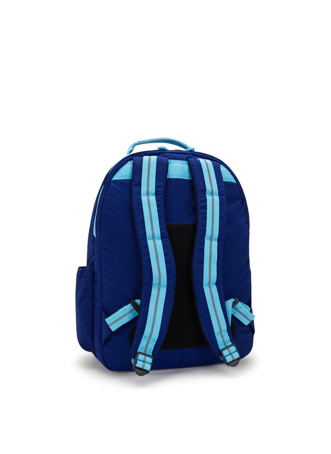 kipling Seoul College Solar Navy C Large Backpack  - Image 2