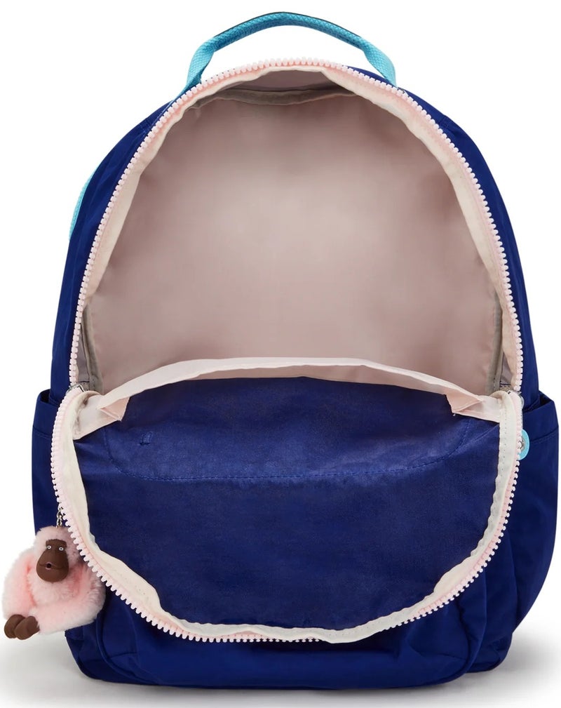 كيبلينغ حقيبة ظهر نسائية كبيرة من سول كوليدج مع جيب منفصل للابتوب - سولار نيفي - Image 3