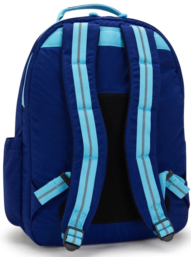 كيبلينغ حقيبة ظهر نسائية كبيرة من سول كوليدج مع جيب منفصل للابتوب - سولار نيفي - Image 2