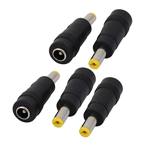 XMHF DC Power Converter Plug, 5.5mm x 1.7mm Male Connector to 5.5mm x 2.1mm Female Jack Adapter 12pcs - Image 2