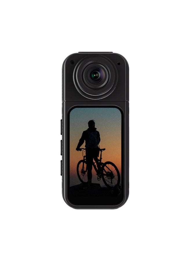 Generic S70 Thumb Camera 2K Image Quality 180 ° Rotating DV Camera Magnetic Motion Camera HD Outdoor-Body Color:White + 32g Memory Card + Card Reader  - Image 4