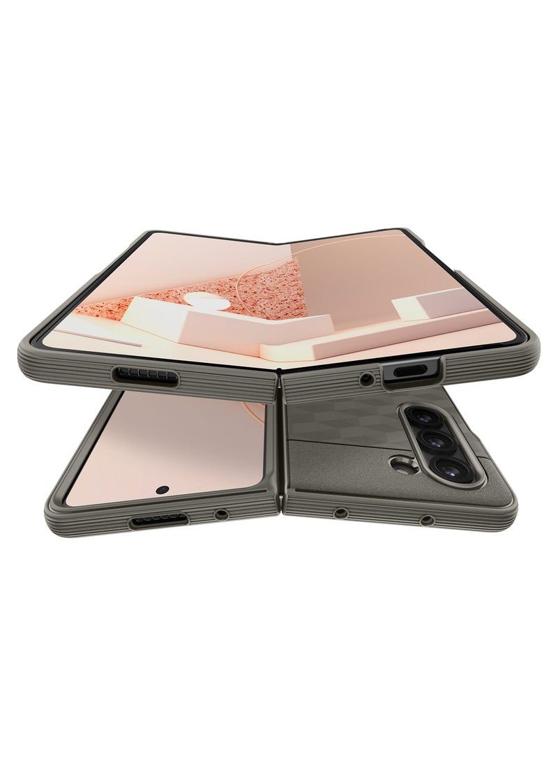 Caseology Parallax 3D Ergonomic Design Full-Body Protective Case Compatible with Samsung Galaxy Z Fold 5 Case (2023) - Ash Grey