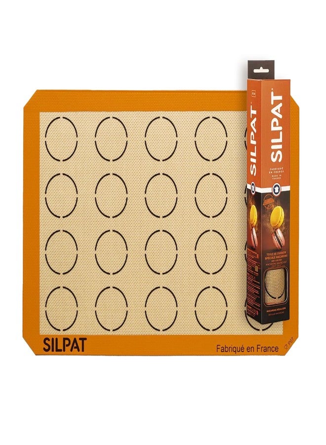 Silpat Perfect Pretzel Baking Sheet Orange AE420295-22 - Image 1