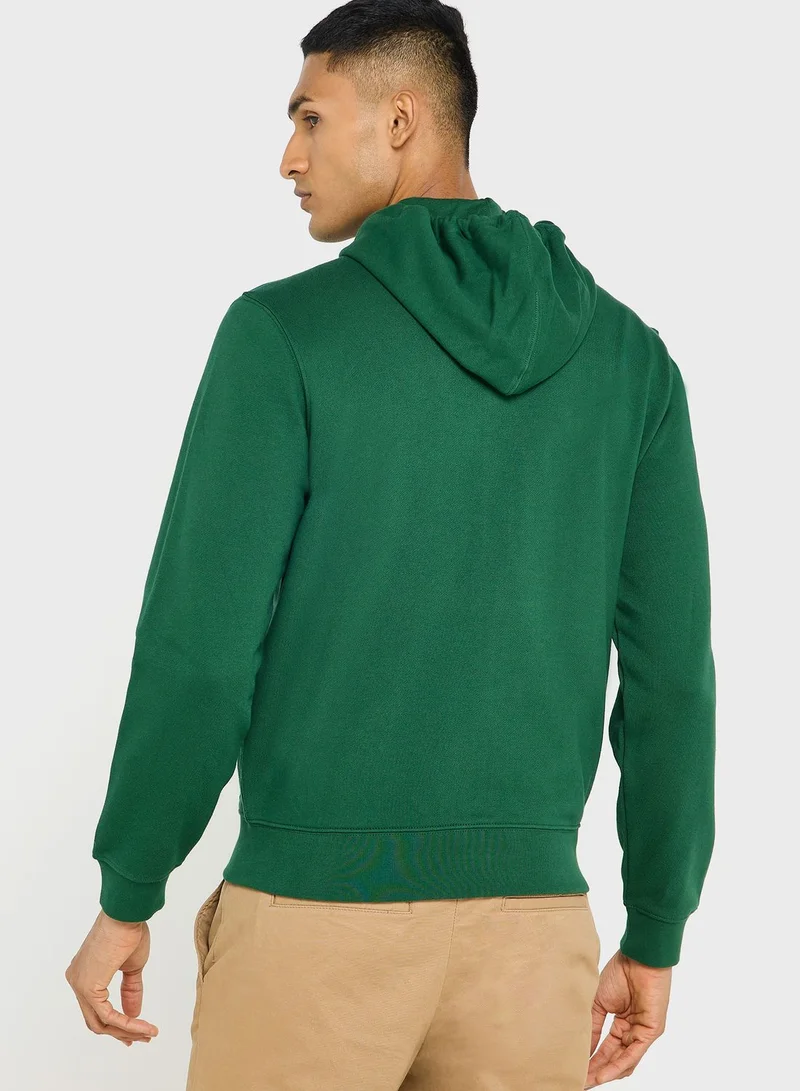 LACOSTE Logo Hoodie