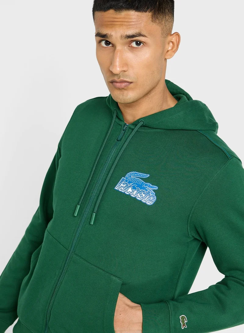 LACOSTE Logo Hoodie