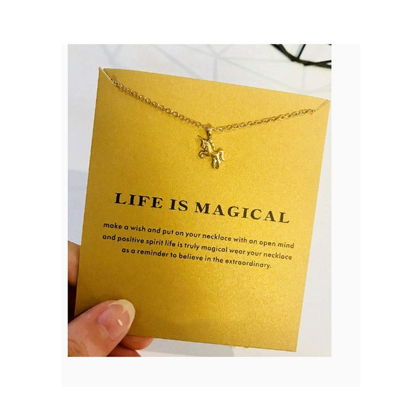 Baydurcan Unicorn Necklace for Women with Message Card Gift for Daughter Granddaughter - Image 5