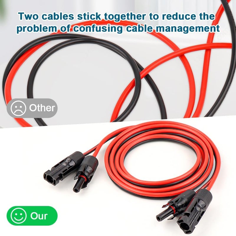 Kimbluth Solar Extension Cable 10AWG 10FT - Image 3