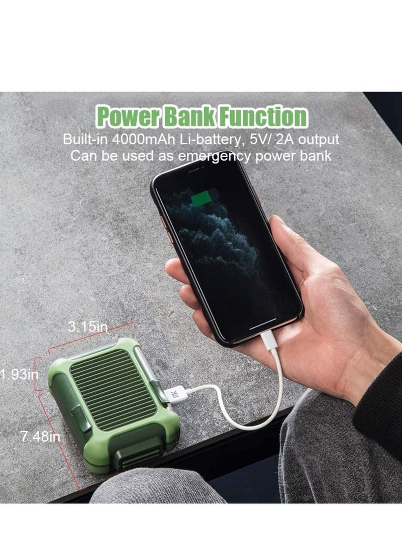 KASTWAVE Personal Belt Fan Clip On Waist Portable Cooling Fan USB Necklace Fan for Travel Outdoor Working Strong Airflow 3 Speeds Adjustable - Image 4