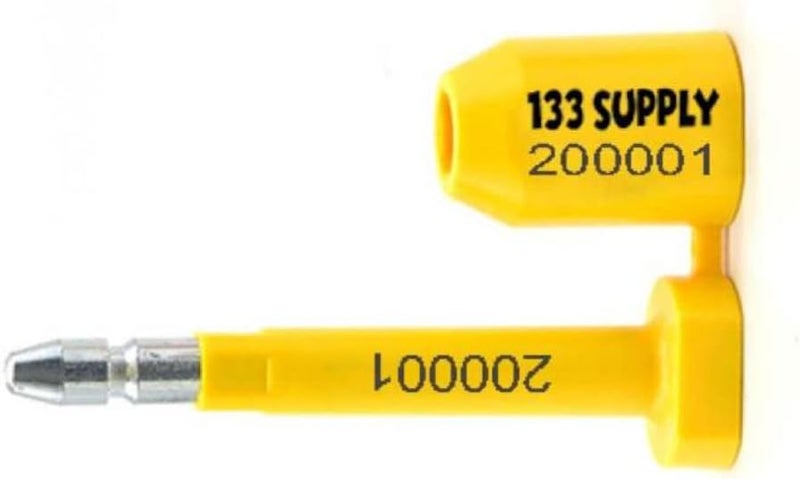 133 SUPPLY High Security Bolt Seals for Trailers and Cargo Containers - 50 Pack - Image 1