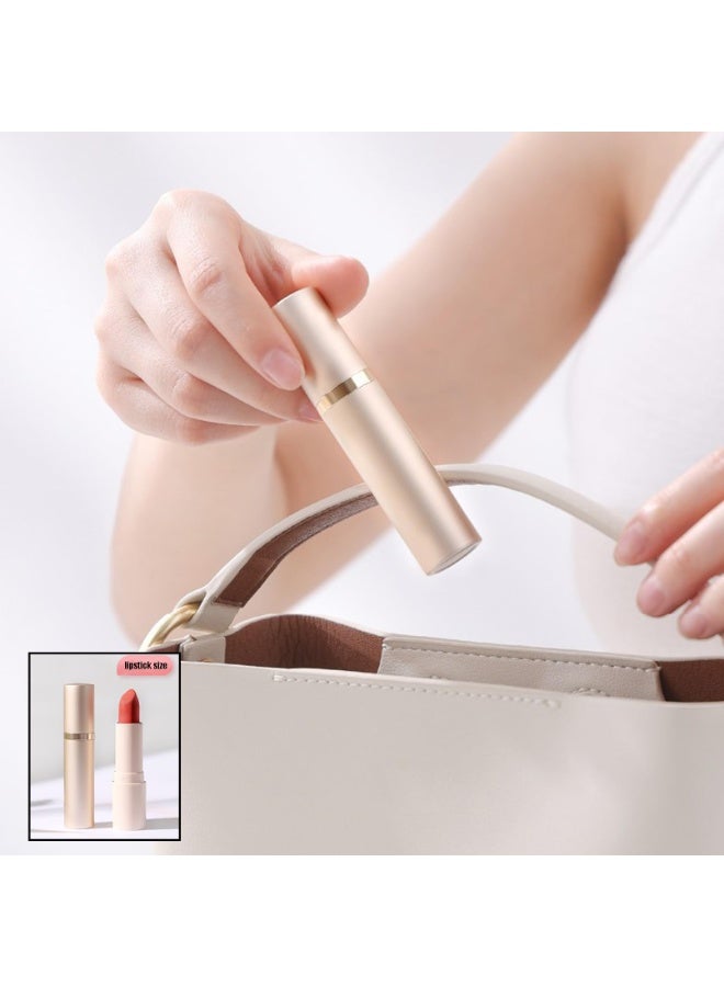 3PCS 5ml Perfume Travel Refillable Bottle ,Bottom-Filling Fragrances Perfume Atomizer ,Mini Empty Spray Bottle ,Travel Perfume, Pocket Travel Toiletries ,Holiday Travel Essentials ,Empty Mini Cologne Dispenser,Pocket Atomiser,Rose Gold+ Silver+Gold