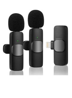 K9 Wireless Lavalier Microphone for iPhone iPad, Plug-Play Wireless Mic for Recording, Live Stream, YouTube, TikTok, Facebook, Noise Reduction Auto-Sync  - Image 1