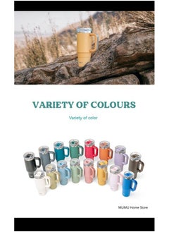 TYESO 40 oz TYESO Mug Insulated Tumbler for water, Iced Tea, Coffee, Juice and Smoothie.  - Image 4